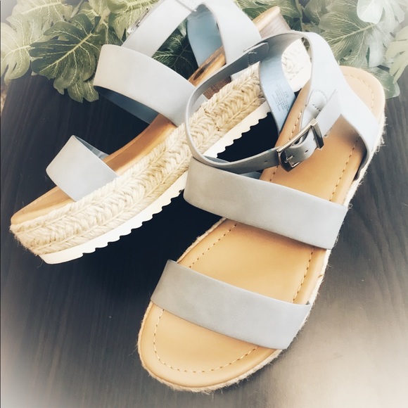 NW Soda Espadrille Platform Sandals - Picture 1 of 8